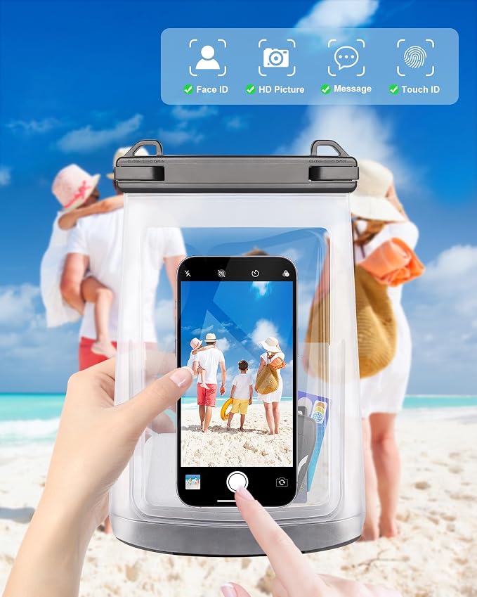 2L Waterproof Phone Pouch for iPhone 16 15 14 11 Pro Max & Galaxy S24 S21 - Image 4