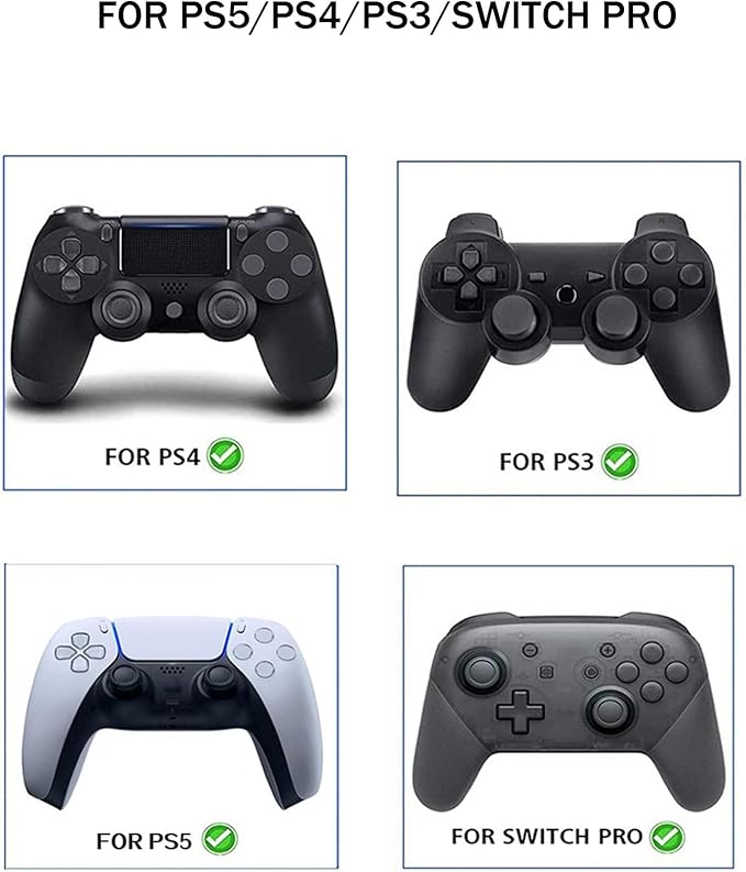 8PCS Silicone Thumb Grips for PS5/PS4/Switch Pro Controllers - Image 5