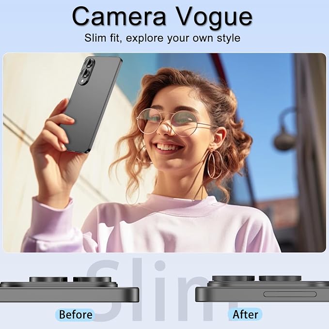 for Samsung Galaxy S25 Edge Camera Lens Protector, Individual Metal Ring - Image 4