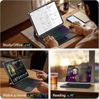 Keyboard Case for iPad Air 11-inch & iPad Pro 11 inch，Magic Magnetic Backlit - Image 7