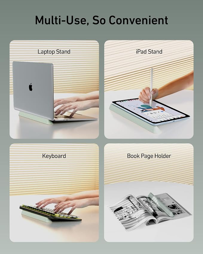 3 in 1 Silicone Laptop Stand, Keyboard Riser - Image 5