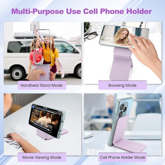 Phone Stand, Foldable Magnetic Phone Tripod, Angle Adjustment & Strong Magnets - Image 2