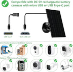 Zivif 4W Solar Panel for Security Camera, Solar Panel Charger - Image 3