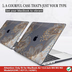 CISSOOK Gorgeous Flower Case for MacBook Air 13.6 inch M4 M3 M2 2025 2024 2022 - Image 3
