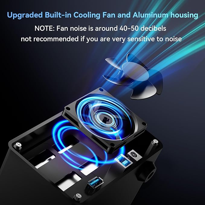 Aluminum Dual Bay Hard Drive Enclosure - Image 4