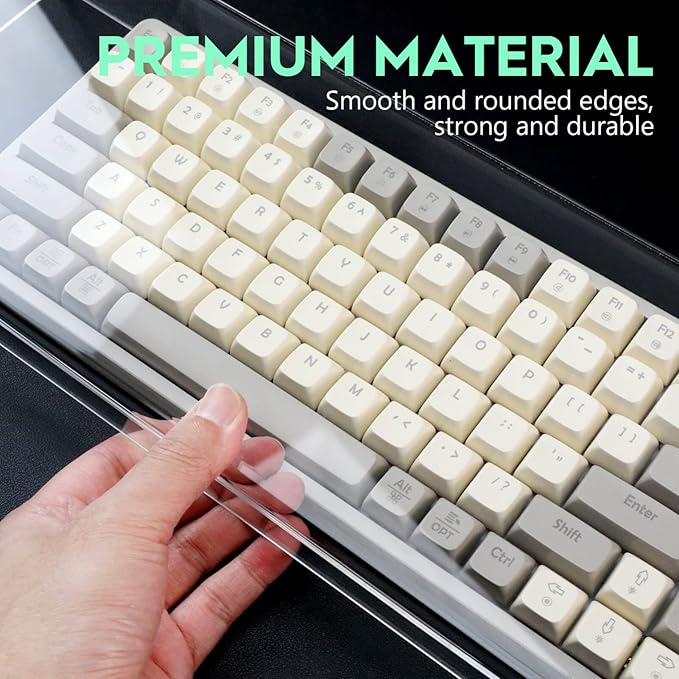 Keyboard Cover Acrylic Keypad Cover: Cabilock Clear Keyboard Dust, Anti Cat - Image 2