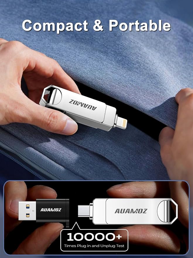 512GB Flash Drive Intended for iPhone, Memory Stick Storage Files Photos Videos - Image 8