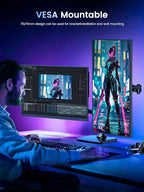UPERFECT Portable Monitor 4K 120HZ QLED 17.3" | 0.1ms Gaming Monitor, 500 Nits - Image 8