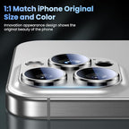 Uyiton Compatible with iPhone 16 Pro/iPhone 16 Pro Max Camera Lens Protector - Image 5
