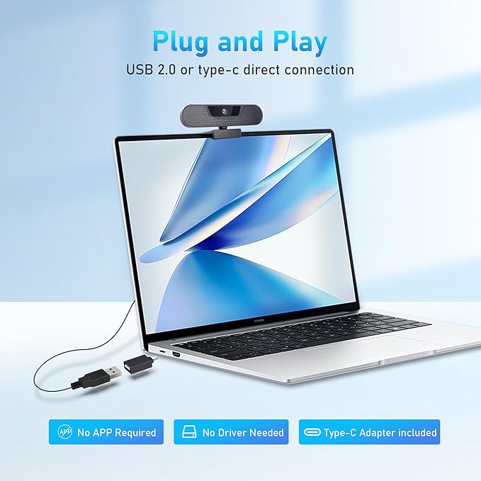 4K Webcam, Computer Camera - Image 7