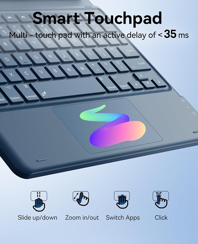 GreenLaw Keyboard Case for iPad Air 11-inch 2025/2024 & Air 4th/5th Gen & iPad - Image 5