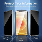 NEW'C 3 Pack Privacy for iPhone 12, iPhone 12 Pro Screen Protector, Enhanced - Image 5