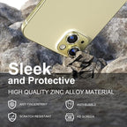 beuxece for iPhone 15/iPhone 15Plus Camera Lens Proprotector, Metal Camera - Image 5