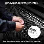 Jadaol 48 Port Shielded Patch Panel Rack or Wall Mount 19-Inch, 2U Cat6A - Image 3