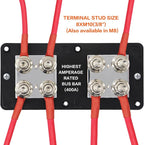 400A Bus Bar 8 M10 Terminal Studs Modular Design Tin Plated Copper Distribution - Image 5