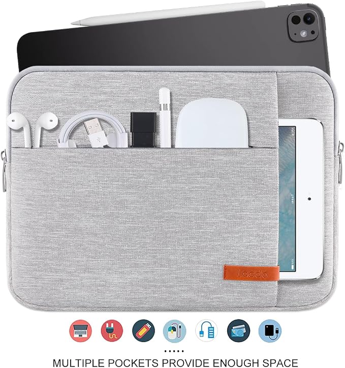 Lacdo Tablet Sleeve Case for 13 inch New iPad Air M3 M2 2025-2024, 13 inch New - Image 2