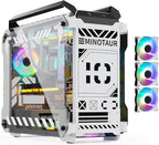 MegaPC Mino Open-Frame ATX Gaming Case – Industrial Design, Tempered Glass by MegaPC
