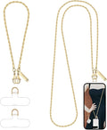 Metal Phone Chain, Crossbody Detachable Phone Lanyard by Derraffina