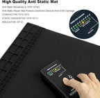Anti Static Soldering Mat, Extra Large 27.6" x 15.7" Heat Resistant 932°F Large - Image 2