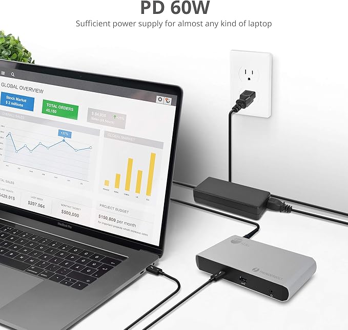SIIG Thunderbolt 3 or USB C Dual 4K Display Docking Station - Image 6