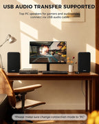Active Bookshelf Speakers 36W RMS - Image 4