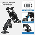 Heavy Duty Tablet Mount for Truck & Vehicle, Drill Base Tablet Holder for Truck - Image 5