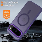 Magnetic for Google Pixel 9 Pro XL Case, Shockproof Slim Translucent Matte - Image 6