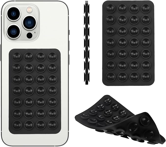 Silicone Double-Sided Suction Phone Grip Detachable Mount by DreamsLink