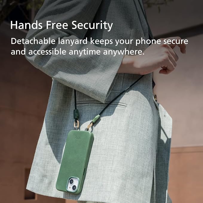 alto Crossbody Phone Lanyard: detachable patch, nylon strap - Image 2