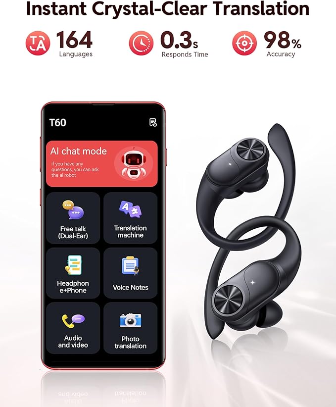 PocBuds Bluetooth Headphones Wireless Earbuds 80hrs Playtime Wireless Charging - Image 4