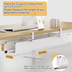 Under Desk Cable Management Tray 39.7" - Image 6