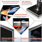 2 Pack Galaxy S24 Ultra Matte Anti spy Privacy Screen Protector, 9H Tempered - Image 5