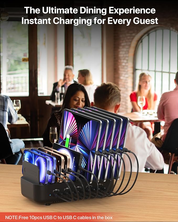 SooPii USB Charging Station, 100W Fast Charging Station - Image 8