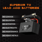 DKL14 550A LiFePO4 Motorcycle Lithium Battery, 12V 4Ah Powersports Battery - Image 3