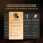 KZ Vader Pro in-Ear Monitors Gaming Earbuds, Triple Dynamic Driver IEM - Image 5
