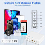 USB C Charger Block 100W Charging Station Hub GaN-III 6 Port Type C Travel - Image 7