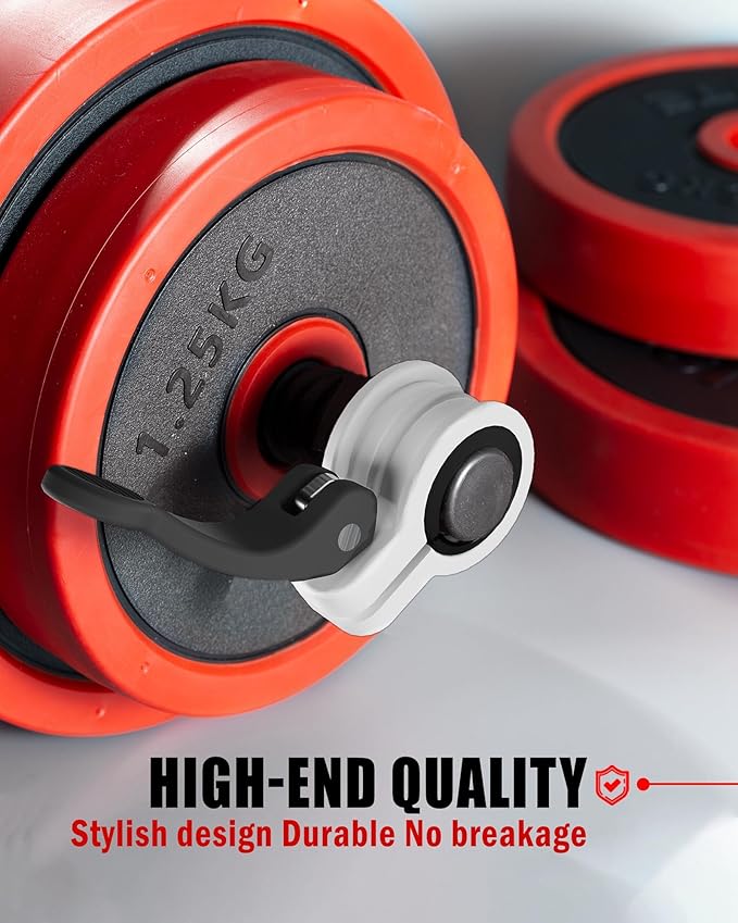 Narrow Barbell Clips 2.5cm Width - Image 6