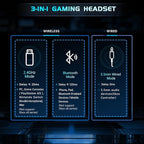 2.4GHz Wireless Gaming Headphones - Image 5
