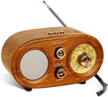 Oncheer Portable Retro Vintage Bluetooth Speaker Radio, FM/AM/SW 3 Band by OncheerDirect-Sales