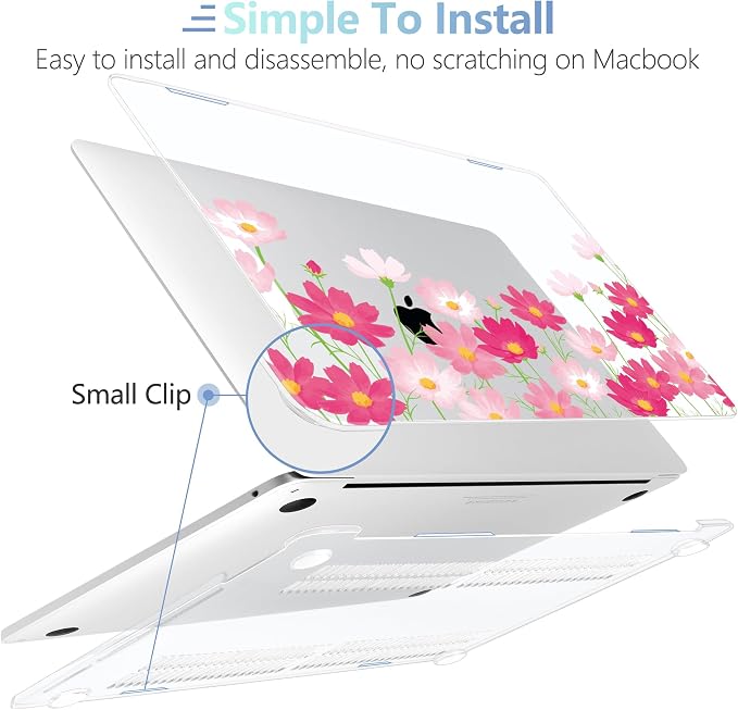 MEEgoodo Case for MacBook Pro 13 inch Case 2022 2021 2020 New A2338 M2/M1 A2251 - Image 4