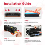 LEMERO 067H Toner Compatible for Canon 067H Toner Cartridges Set Work for Canon - Image 6