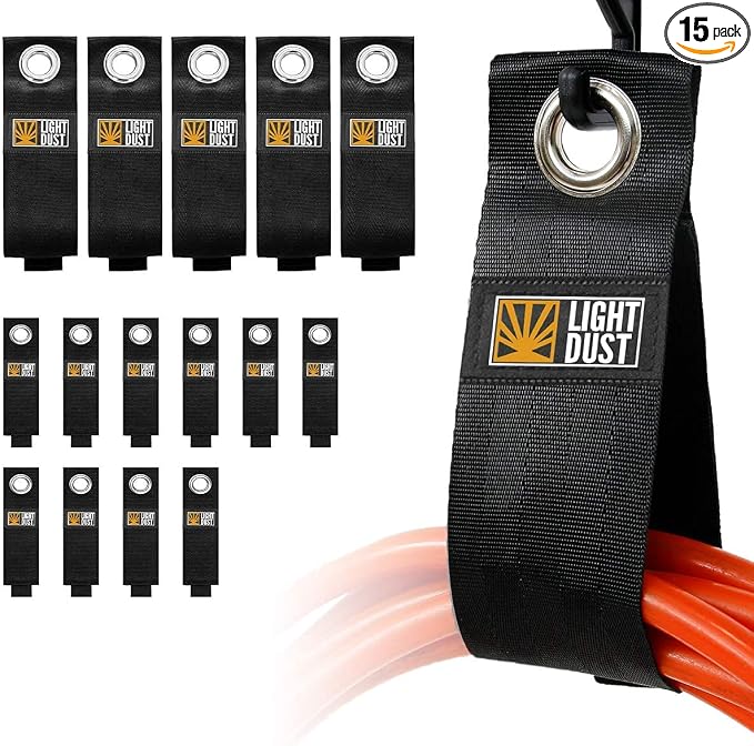 15PCS Heavy Duty Storage Straps by LIGHTDUST