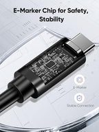 CableCreation 80Gbps USB 4 Cable 3.3FT, 120Gbps Bandwidth, 8K 60Hz Display - Image 6