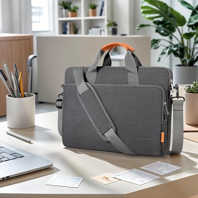 15 15.6 16 inch Laptop Computer PC Shoulder Bag Carrying Case, Water-Repellent - Image 7