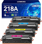 LEMERO 218A Toner Cartridges 4 Pack 218X Compatible Replacement by LEMERO