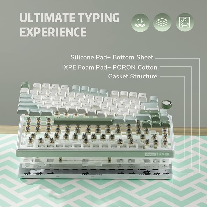 RK ROYAL KLUDGE R75 Mechanical Keyboard Wired - Image 5