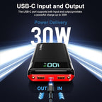 Portable Charger Power Bank 52800mAh Powerbank PD 30W and QC 4.0 Fast Charging - Image 2