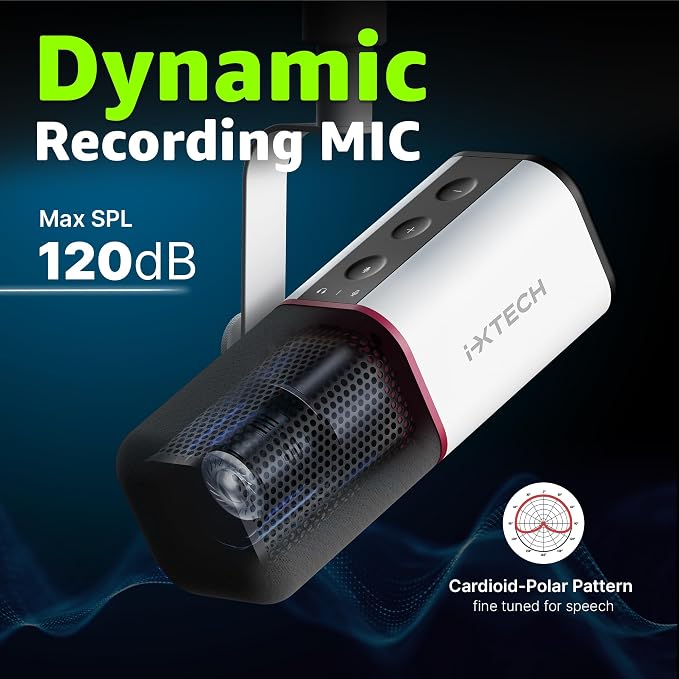 IXTECH Cardioid Dynamic Microphone - Image 2