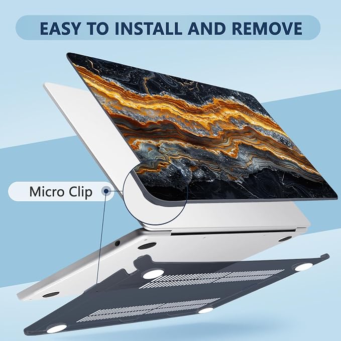 Compatible with MacBook Air 15 inch Case, M4 A3241/M3 A3114/M2 A2941, Hard Shell - Image 3