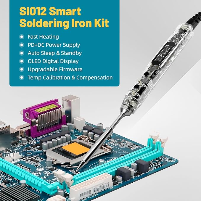 SEQURE SI012 Soldering Iron Kit, 68W Portable Soldering Iron Electric, Fast - Image 2